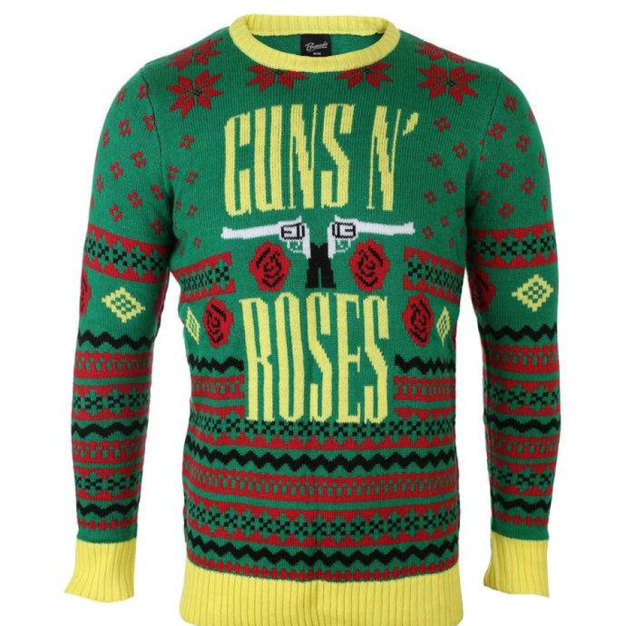 Sweaters * | Sweater Men'S Guns N' Roses Big Guns Ugly Bravado