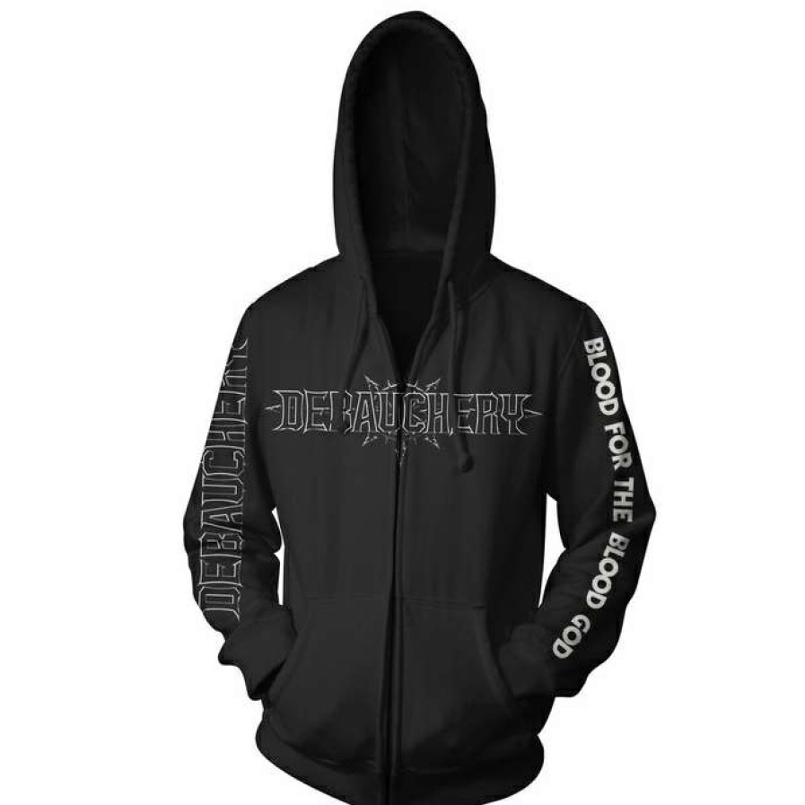 Zippered Hoodies * | Men'S Hoodie Debauchery Blood For The Blood God Art Worx