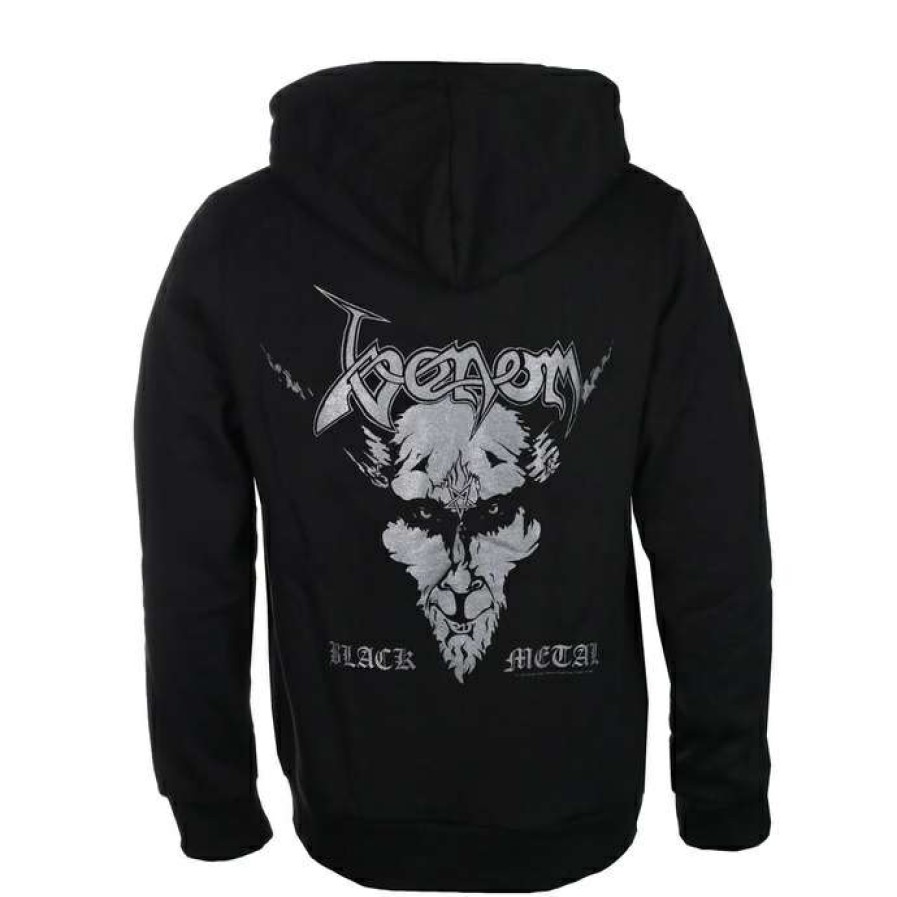 Zippered Hoodies * | Hoodie Men'S Venom Black Metal Razamataz