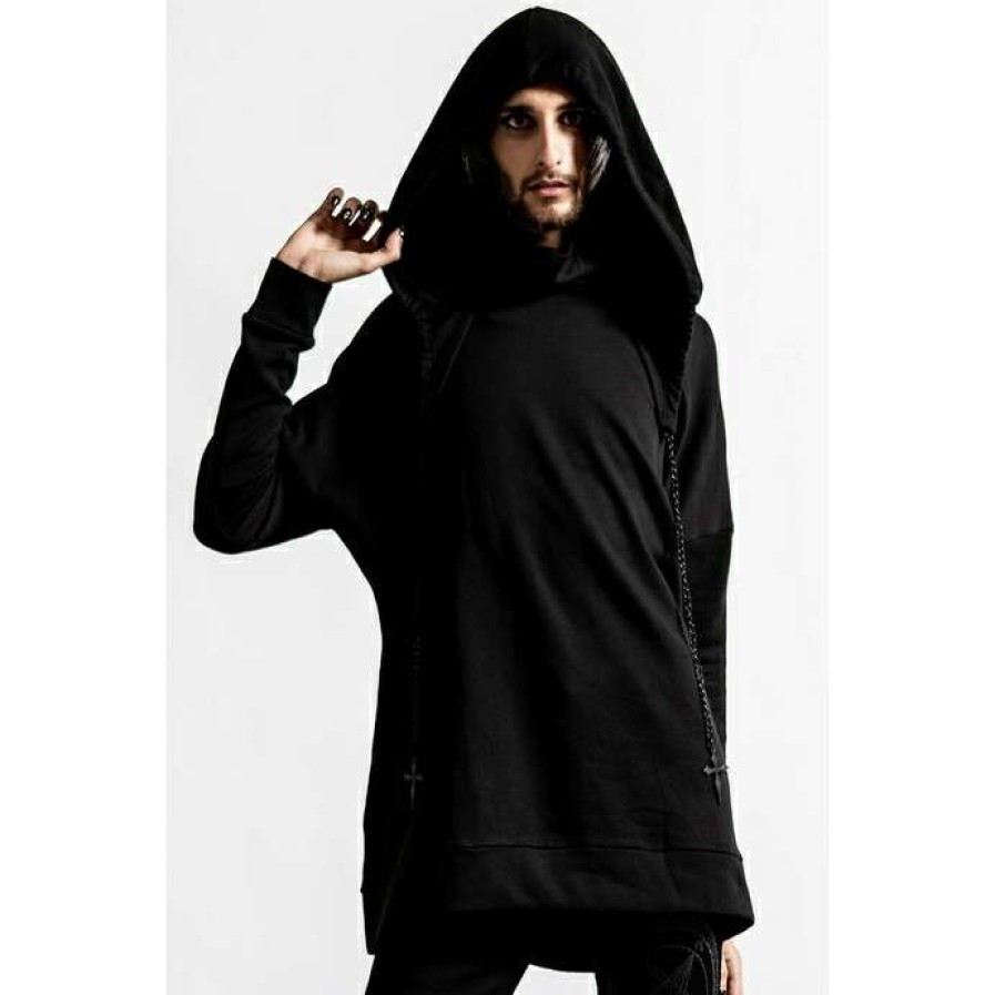 Hoodies * | Men'S Sweatshirt Killstar Cloak Of Deception Black