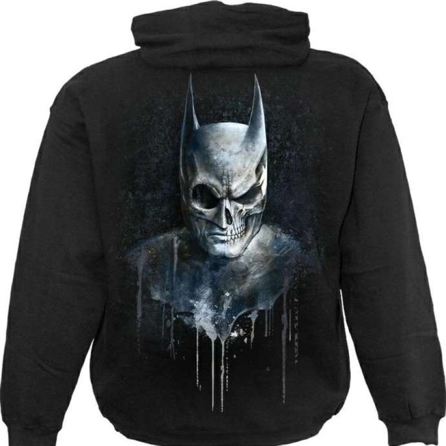 Hoodies * | Men'S Sweatshirt Spiral Batman Nocturnal Black