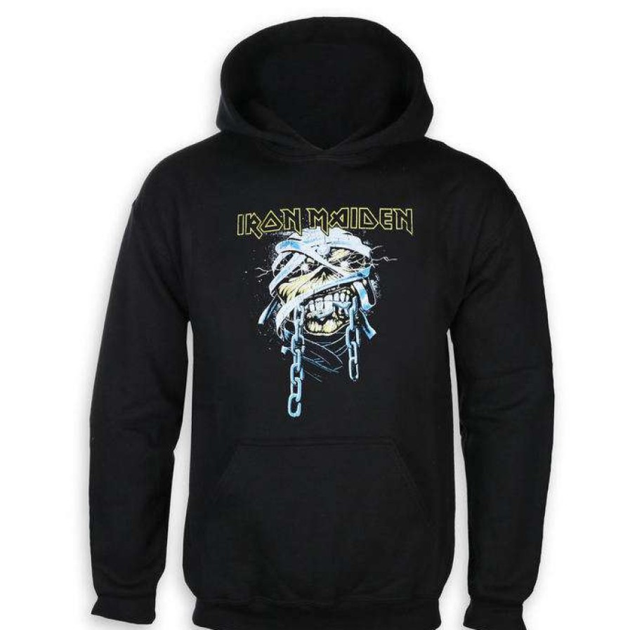 Hoodies * | Hoodie Men'S Iron Maiden Powerslave Rock Off