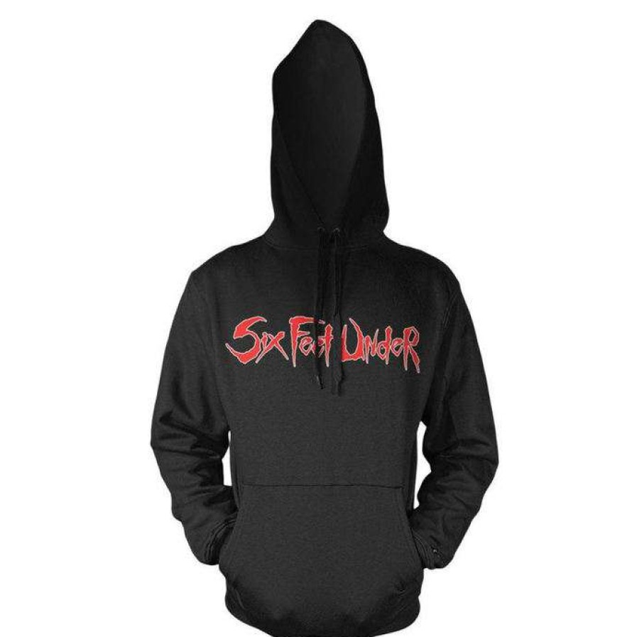 Hoodies * | Hoodie Men'S Six Feet Under Goatskull Nuclear Blast