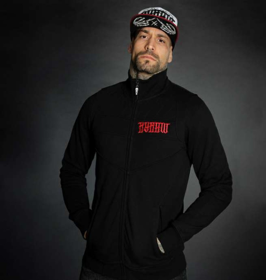 Zippered Sweatshirts * | Men'S Hoodie Hyraw Addict Red