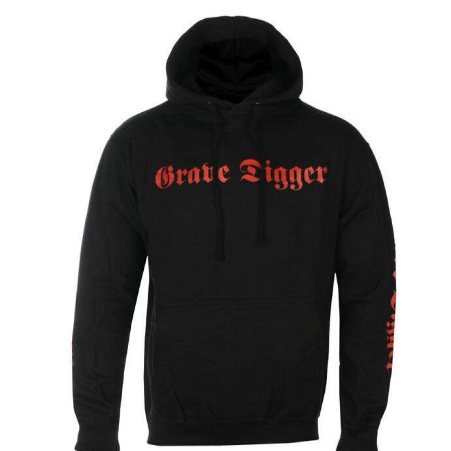 Zippered Hoodies * | Men'S Hoodie Grave Digger Heavy Metal Breakdown Black Plastic Head