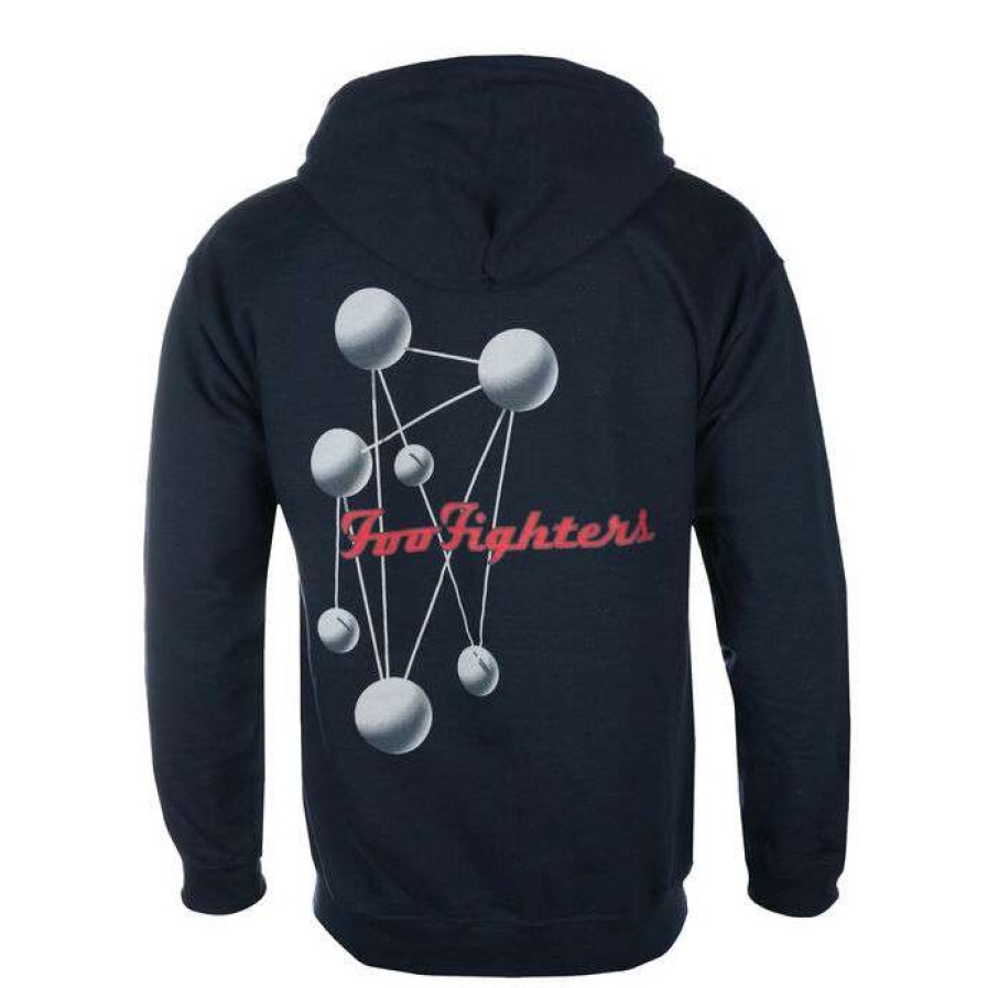 Zippered Hoodies * | Men'S Hoodie Foo Fighters The Colour And The Shape Blue Plastic Head