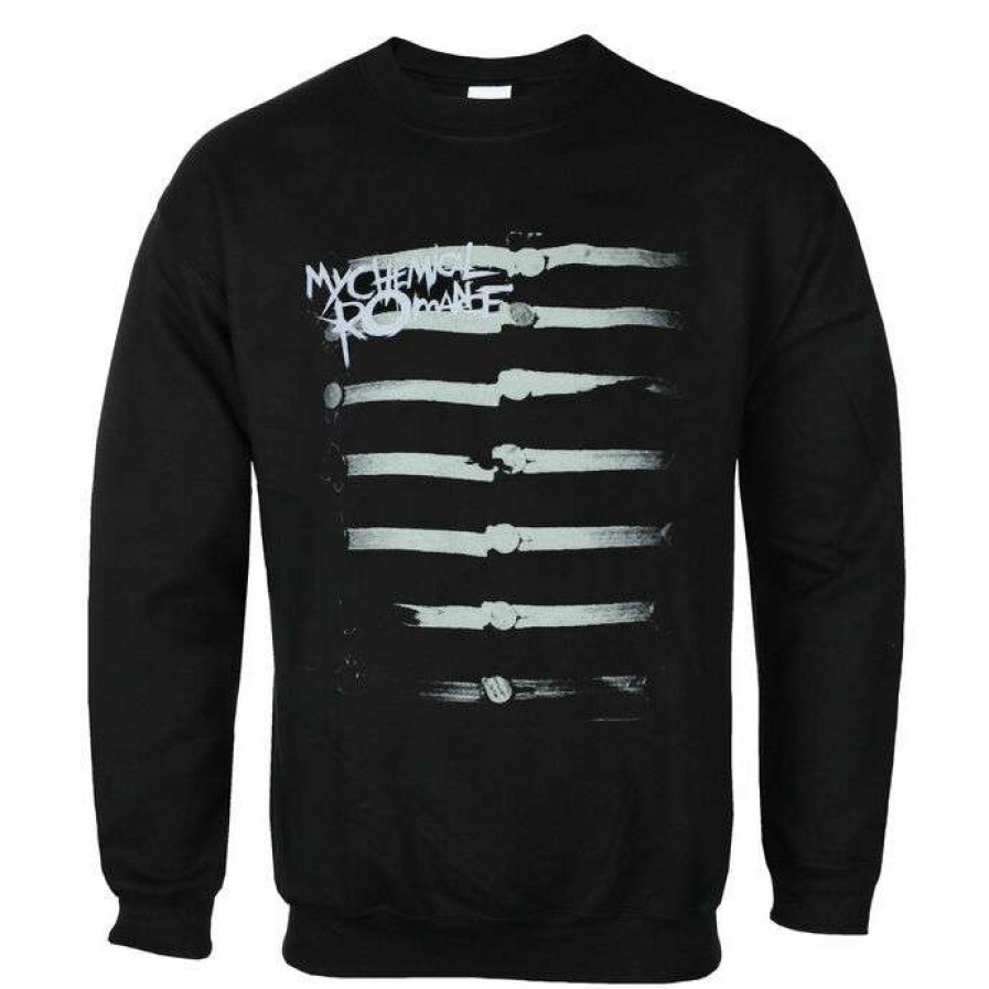 Sweatshirts * | Men'S Sweatshirt My Chemical Romance Together We March Black Rock Off