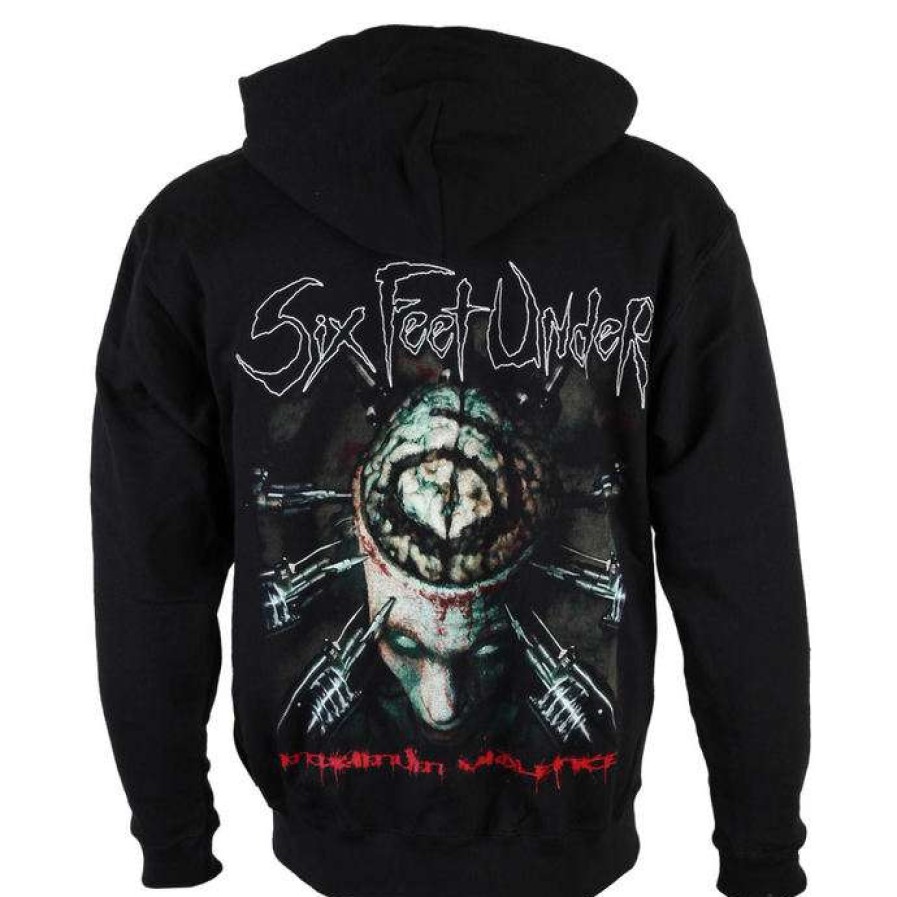 Zippered Hoodies * | Hoodie Men Six Feet Under Maximum Violence Art Worx