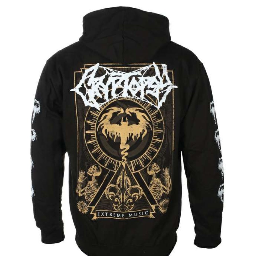 Hoodies * | Hoodie Men'S Cryptopsy Extreme Music Plastic Head