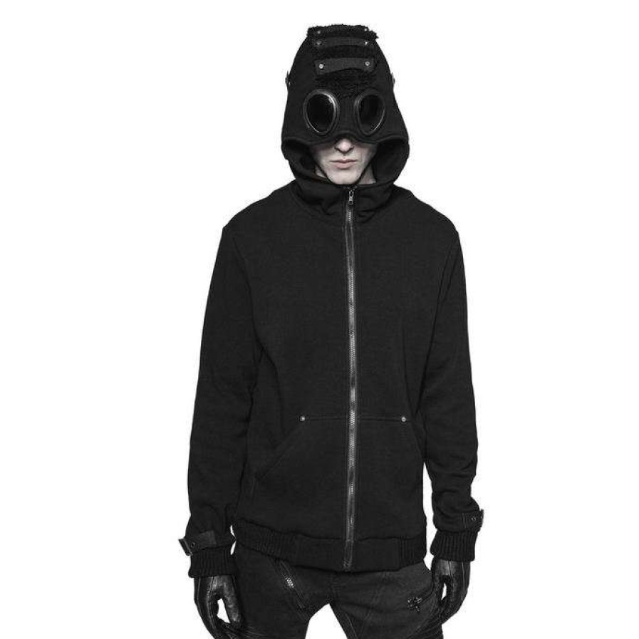 Zippered Hoodies * | Hoodie Men'S Nux Punk Rave