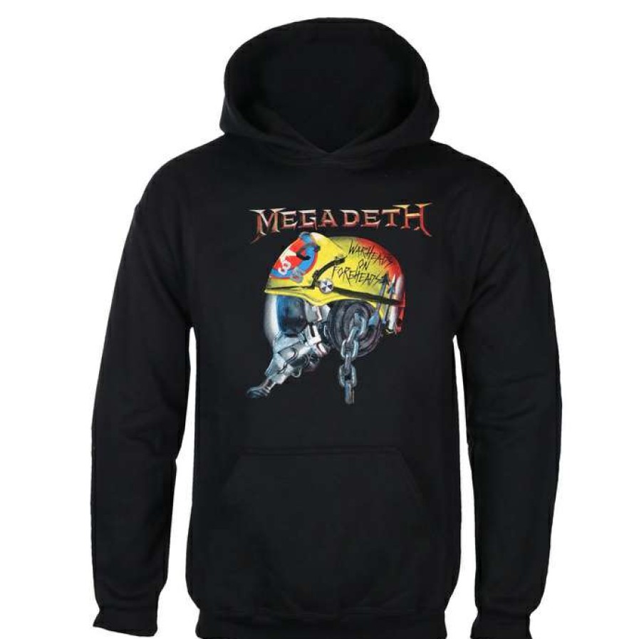 Hoodies * | Hoodie Men'S Megadeth Full Metal Vic Plastic Head