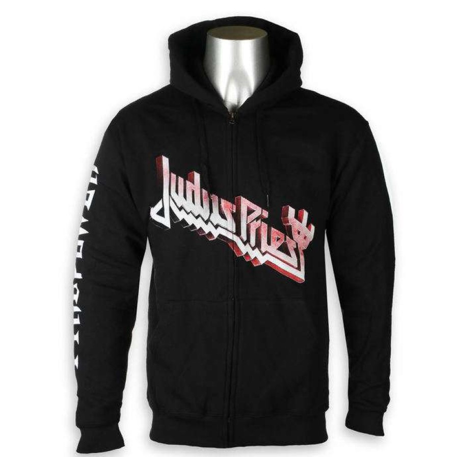 Hoodies * | Hoodie Men'S Judas Priest Firepower Rock Off