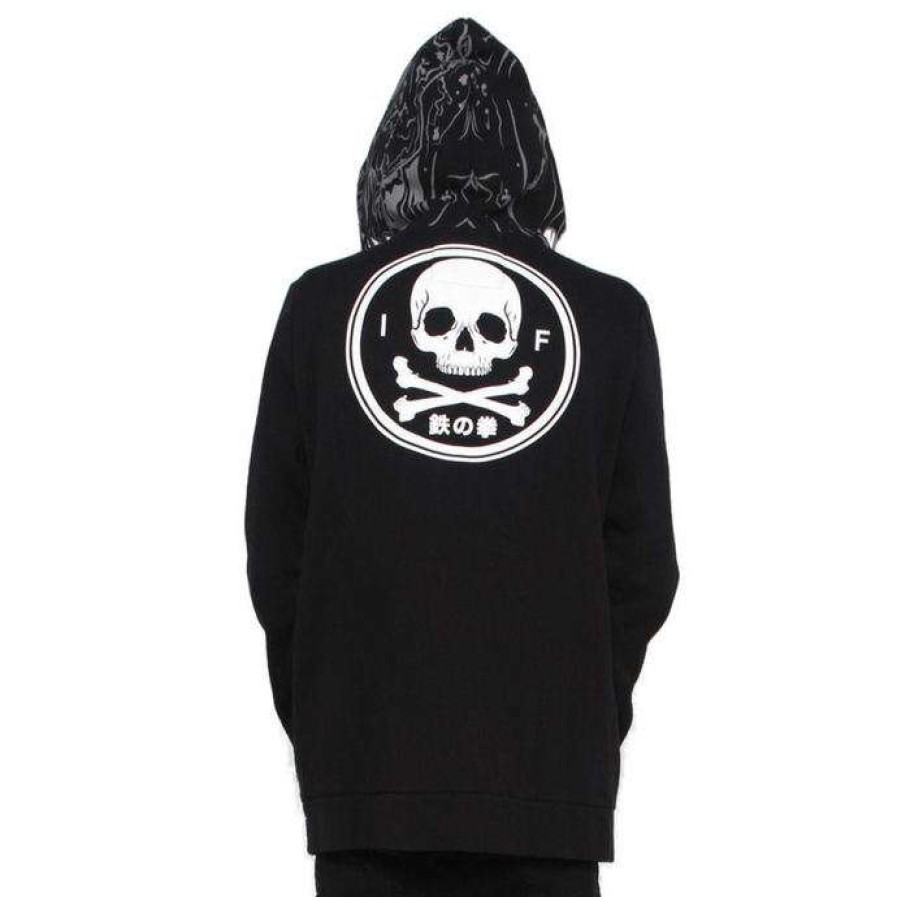 Zippered Hoodies * | Hoodie Men'S Destroy Iron Fist