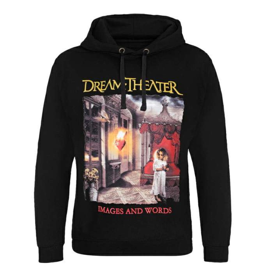 Hoodies * | Men'S Hoodie Dream Theater Images And Words Plastic Head