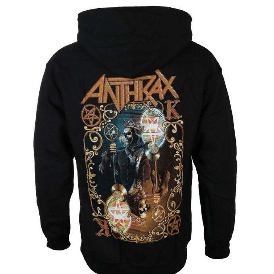 Hoodies * | Men'S Sweatshirt Anthrax Evil Twin Rock Off