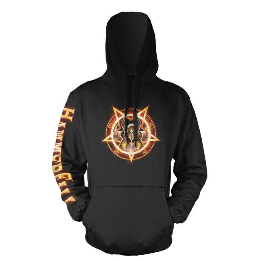 Hoodies * | Hoodie Men Hammerfall Dominion World Tour Art Worx