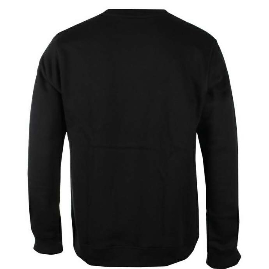 Sweatshirts * | Men'S Sweatshirt Nirvana Spliced Smiley Washed Out Black Amplified