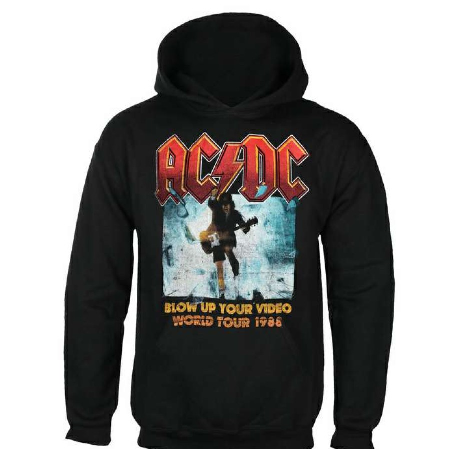 Hoodies * | Men'S Sweatshirt Ac/Dc Blow Up Your Video Black Rock Off