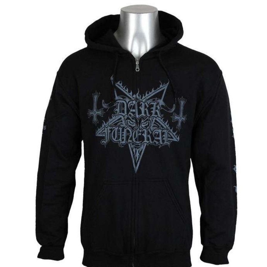 Zippered Hoodies * | Hoodie Men'S Dark Funeral Where Shadows Forever Reign Razamataz