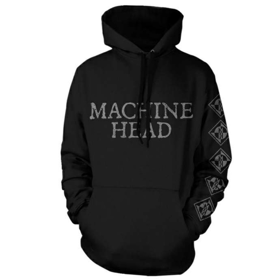 Hoodies * | Hoodie Men'S Machine Head Lion Crest Rays Nnm