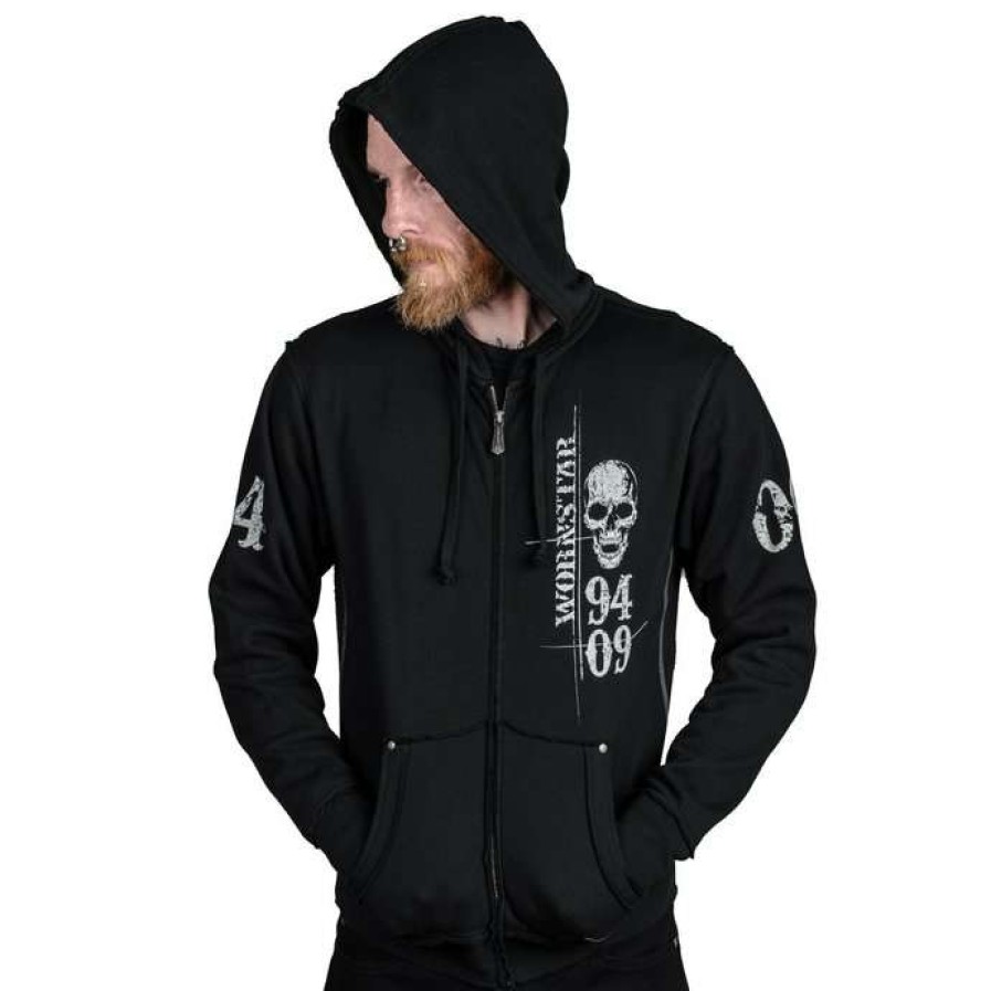 Zippered Hoodies * | Hoodie Men'S Vengeance Wornstar