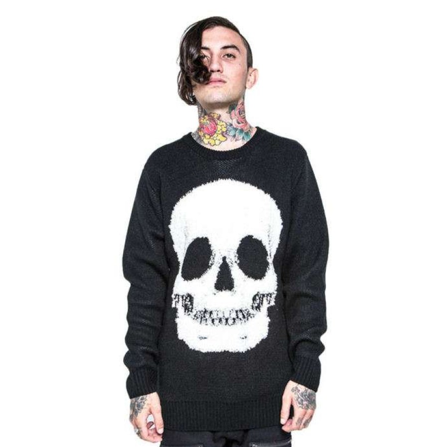 Sweaters * | Sweater Iron Fist Death Breath Black