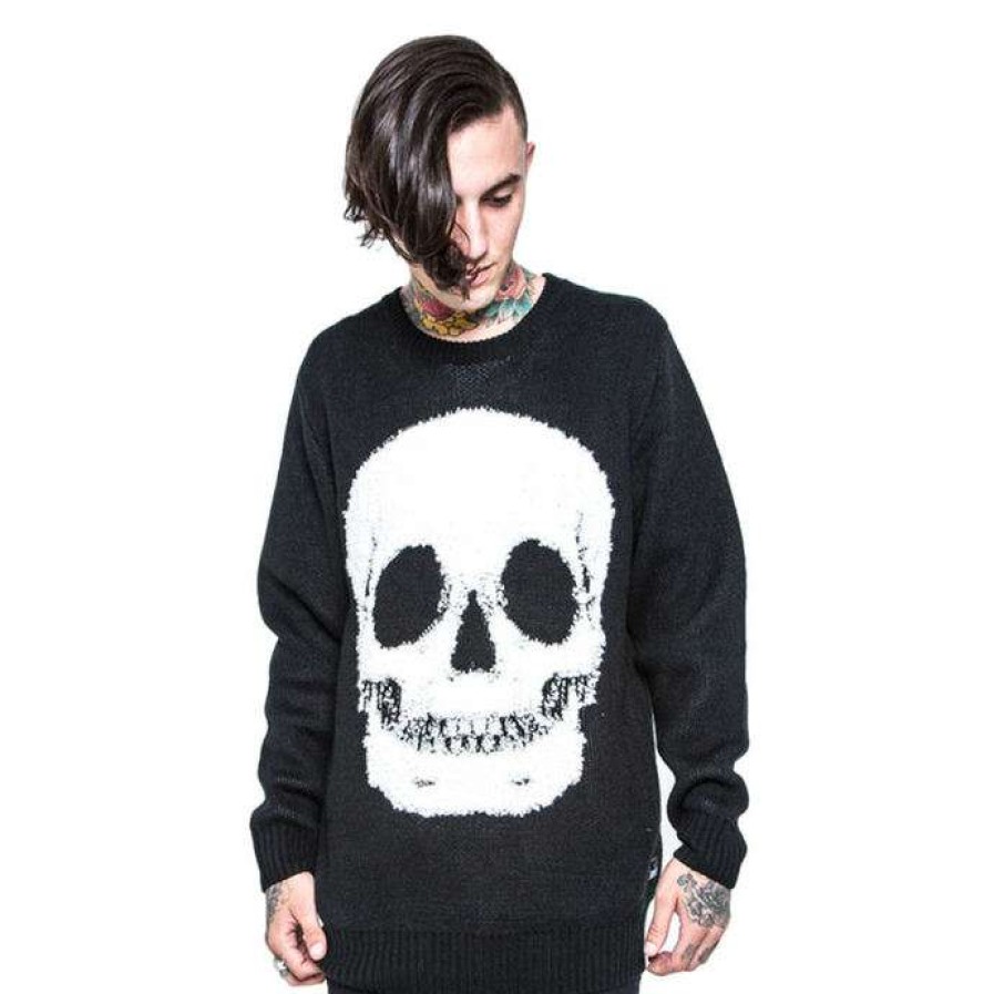 Sweaters * | Sweater Iron Fist Death Breath Black