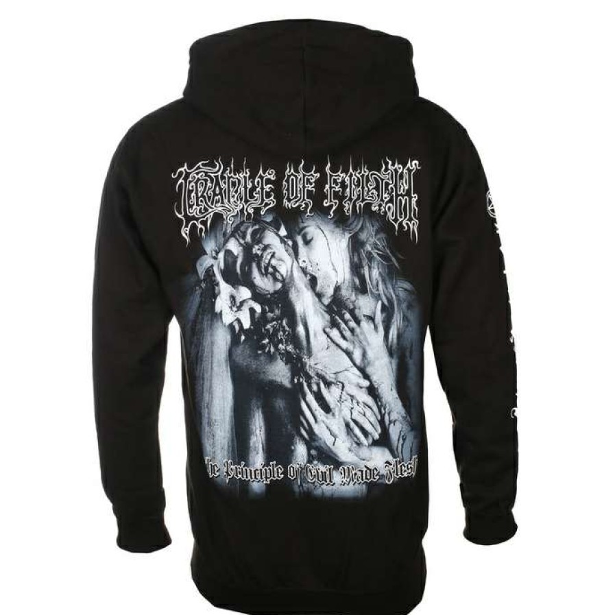 Zippered Hoodies * | Hoodie Men'S Cradle Of Filth The Principle Of Evil Plastic Head