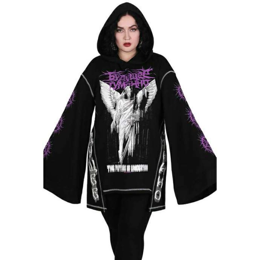 Hoodies * | Unisex Sweatshirt Killstar Future Black