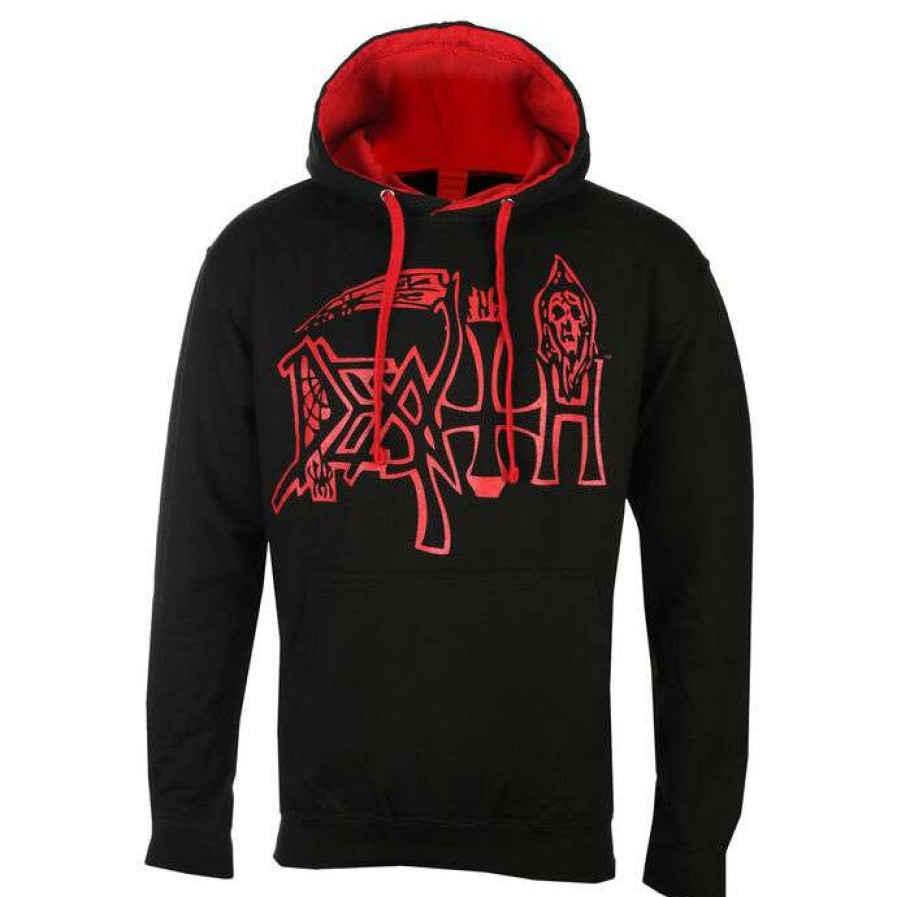 Hoodies * | Men'S Hoodie Death Scream Bloody Plastic Head