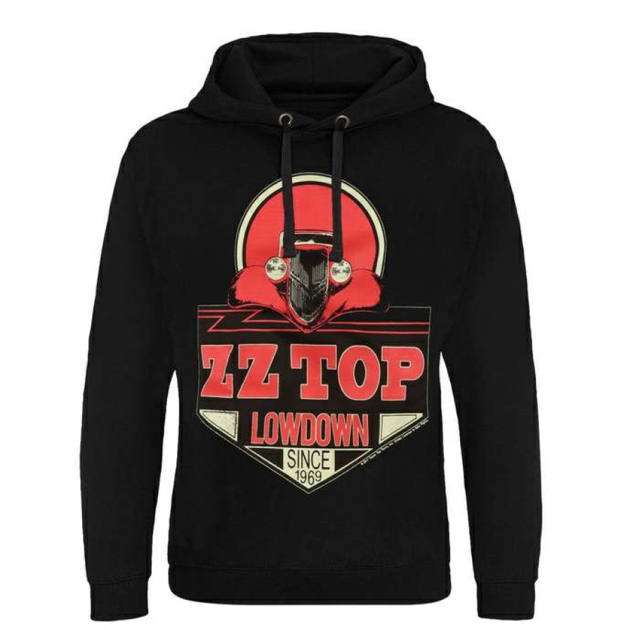 Hoodies * | Men'S Sweatshirt Zz-Top Lowdown Since 1969 Black Hybris