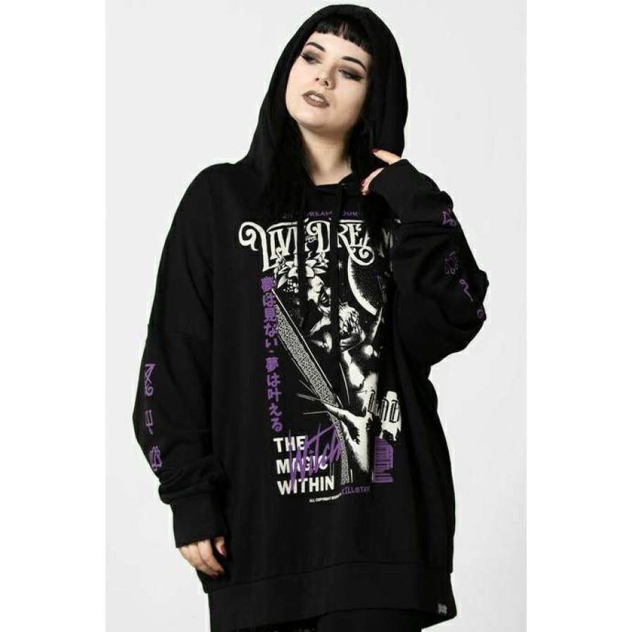 Hoodies * | Unisex Sweatshirt Killstar Dream Black