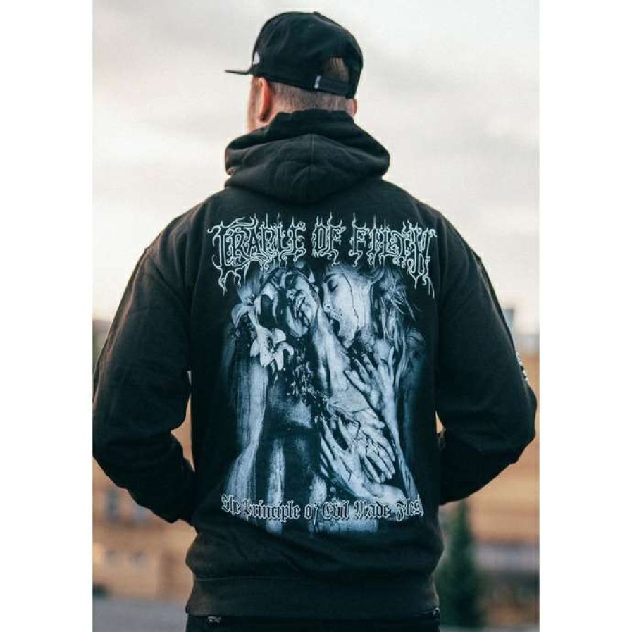 Hoodies * | Hoodie Men'S Cradle Of Filth The Principle Of Evil Plastic Head