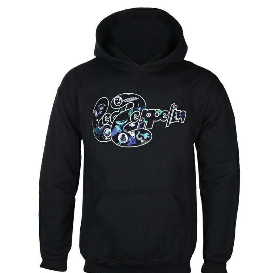 Hoodies * | Men'S Hoodie Led Zeppelin Iii Circle Black