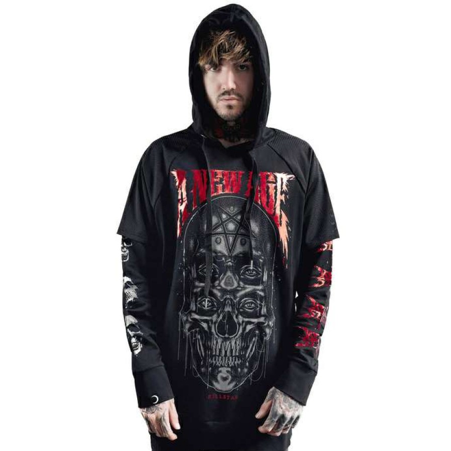 Hoodies * | Hoodie Unisex Killstar New Age Black