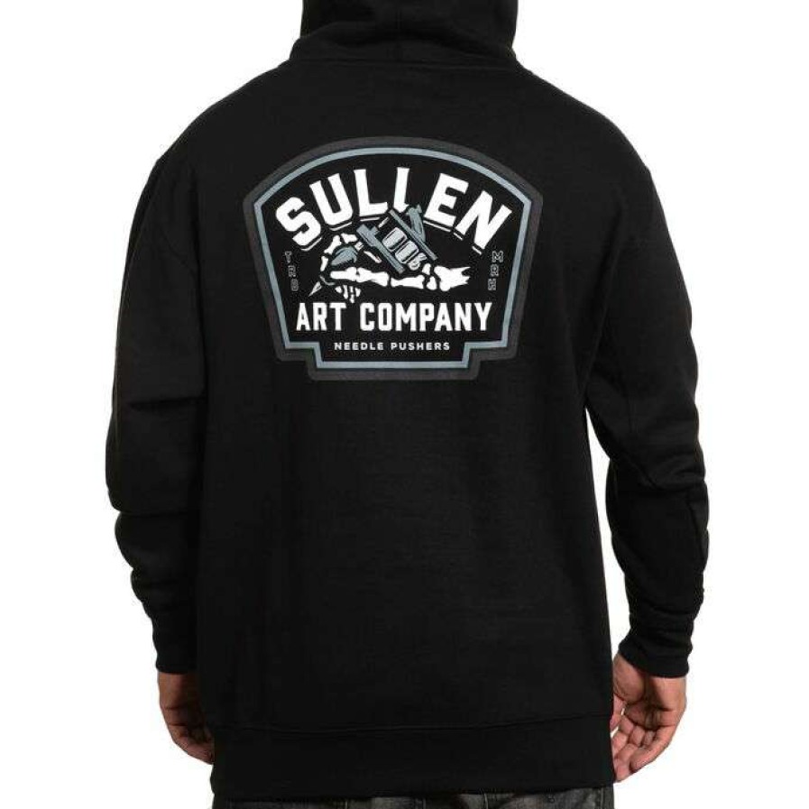 Hoodies * | Men'S Hoodie Sullen Grip Black