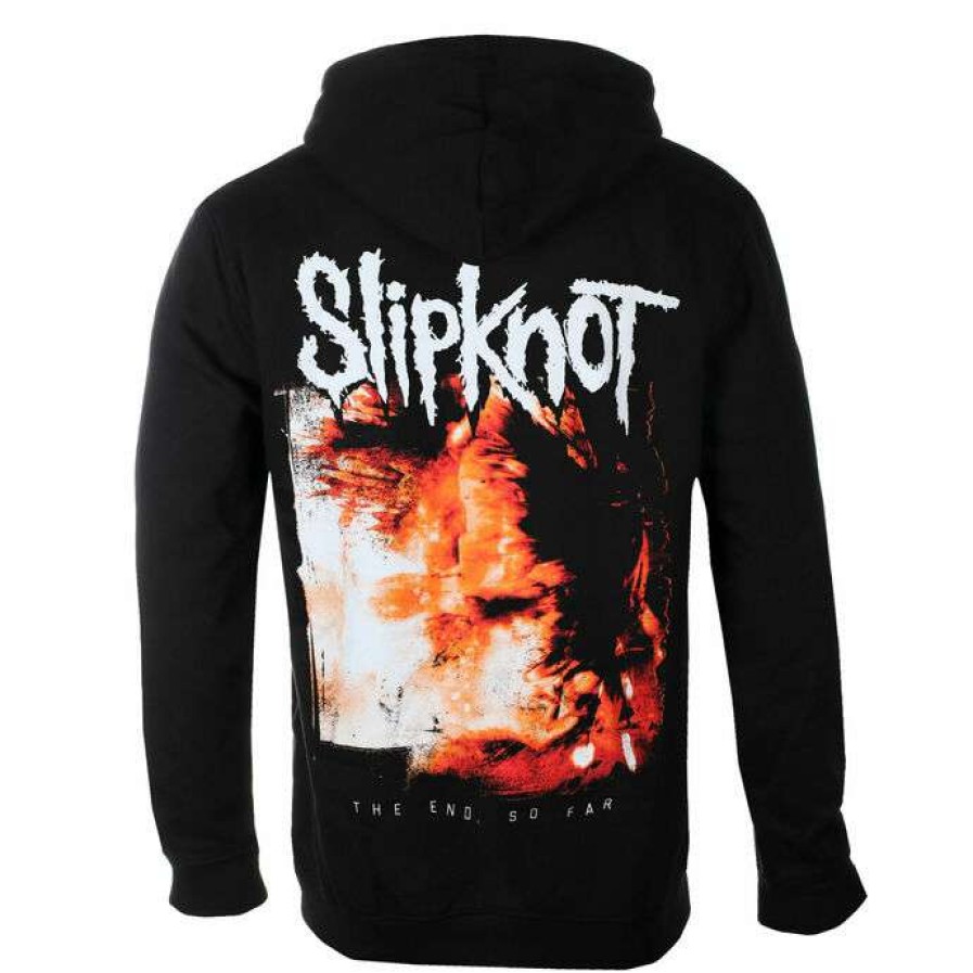 Hoodies * | Men'S Hoodie Slipknot The End So Far Black