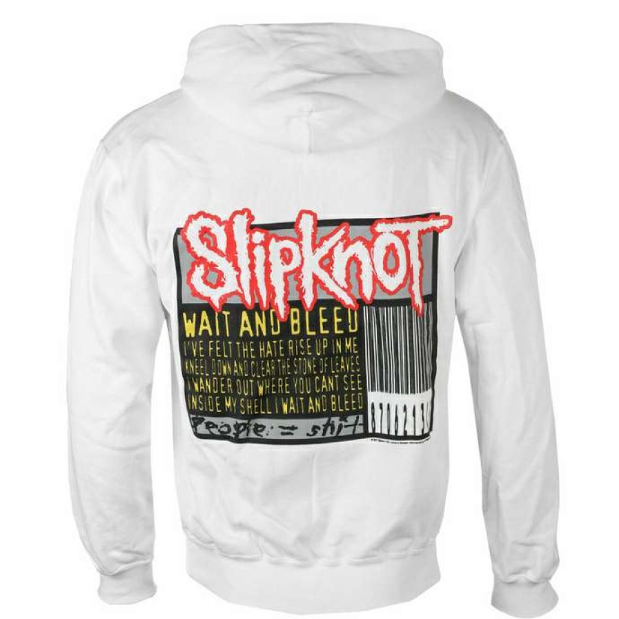 Hoodies * | Men'S Sweatshirt Slipknot Wait & Bleed Barcode