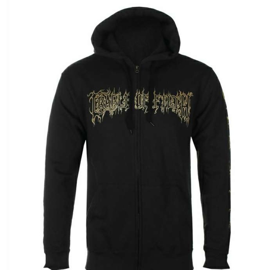 Zippered Hoodies * | Men'S Hoodie Cradle Of Filth Existence Is Futile (Eif) Black Zipper