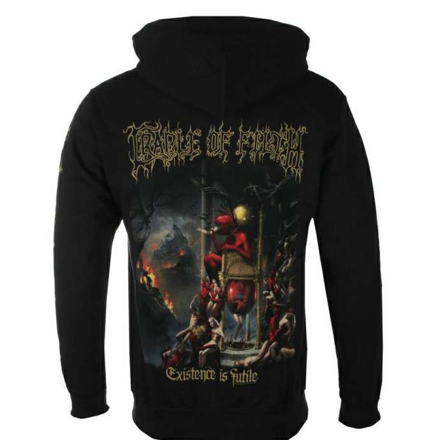 Zippered Hoodies * | Men'S Hoodie Cradle Of Filth Existence Is Futile (Eif) Black Zipper