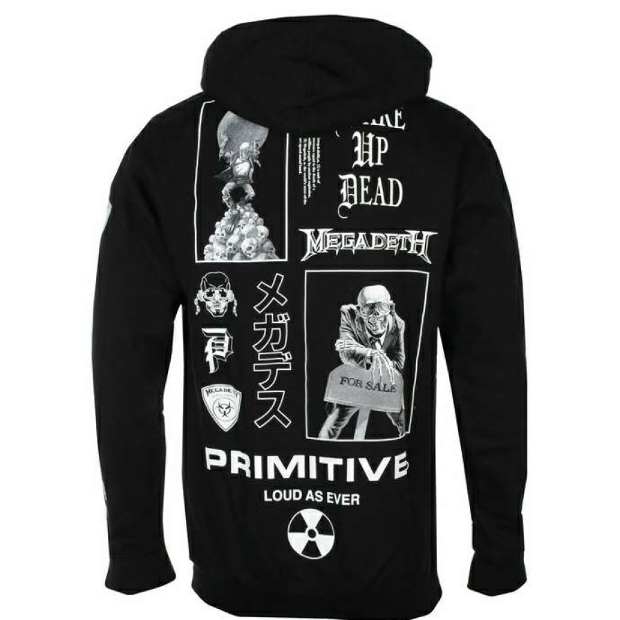 Hoodies * | Men'S Sweatshirt Primitive X Megadeth Primitive Loud Black