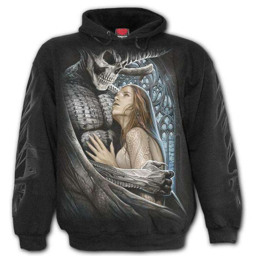 Hoodies * | Hoodie Men'S Devil Beauty Spiral