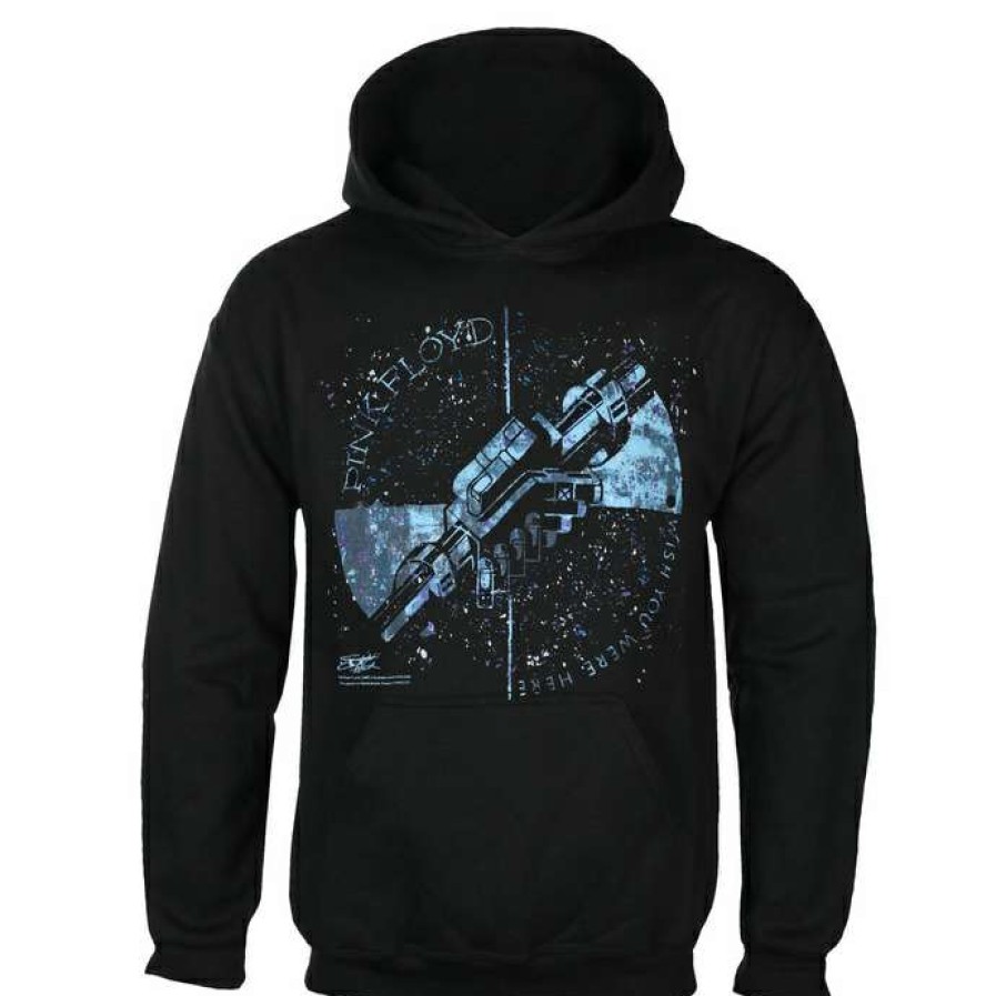 Hoodies * | Men'S Sweatshirt Pink Floyd Machine Greeting Blue Black Rock Off