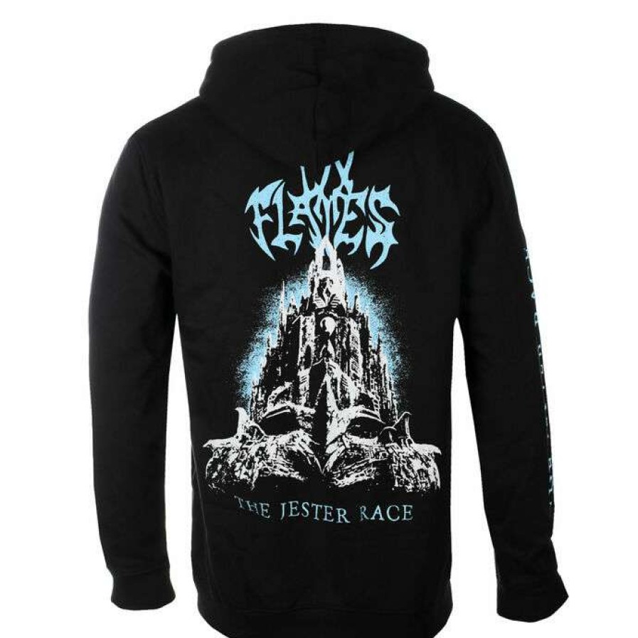 Hoodies * | Men'S Hoodie In Flames Jester Race Black