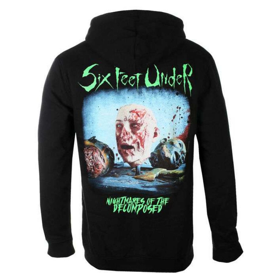 Zippered Hoodies * | Men'S Hoodie Six Feet Under Nightmares Of The Decomposed Black Plastic Head