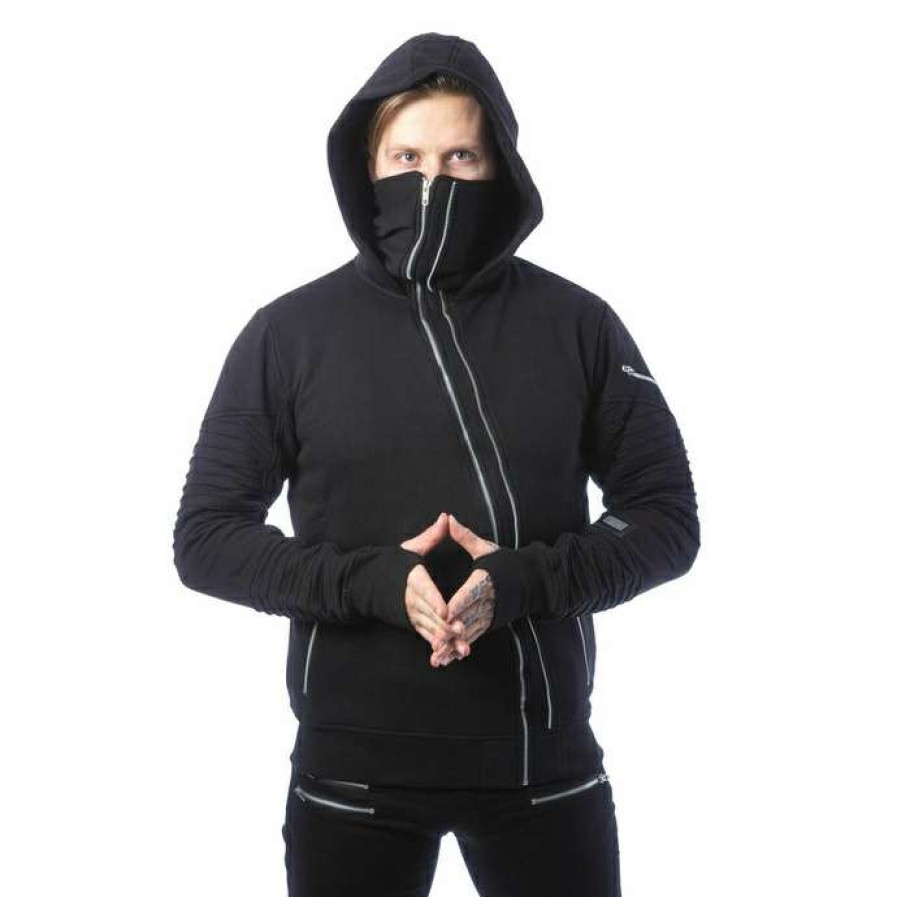 Zippered Hoodies * | Men'S Sweatshirt Vixxsin Kairo Black