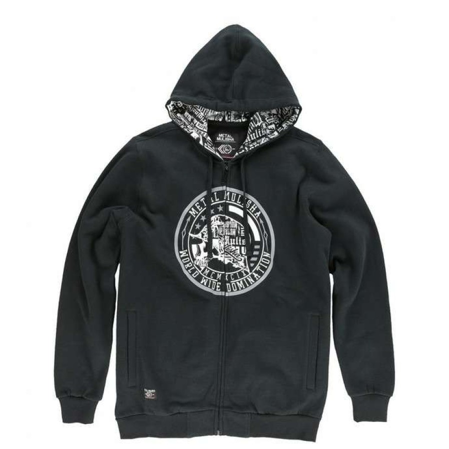 Zippered Hoodies * | Hoodie Men'S Pride Metal Mulisha