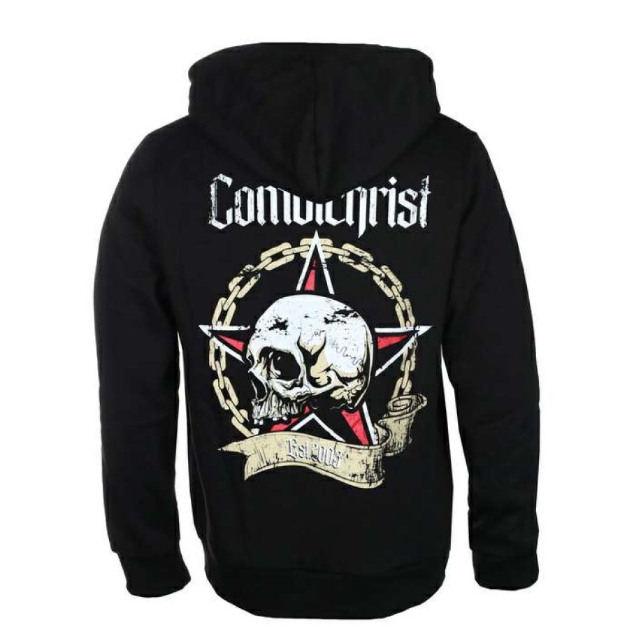 Hoodies * | Hoodie Men'S Combichrist Skull Plastic Head