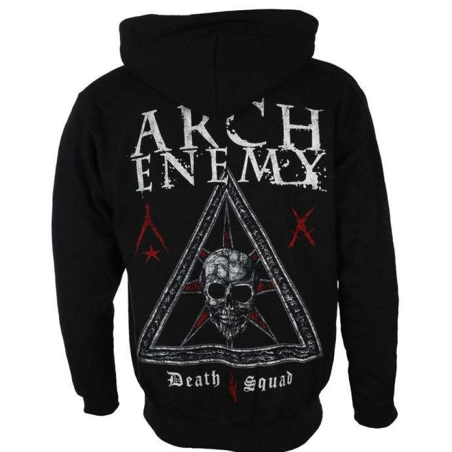 Zippered Hoodies * | Men'S Sweatshirt Arch Enemy Death Squad Art Worx