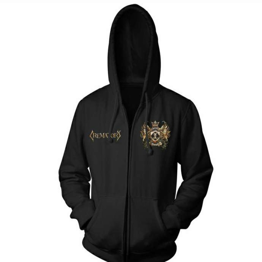 Zippered Hoodies * | Men'S Sweatshirt Crematory Oblivion Art Worx